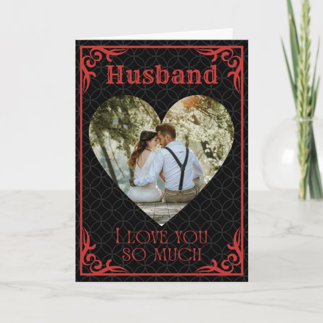 Cartão Eu Te Amo Tanto Namorados Personalizado De Foto E  (Frente)