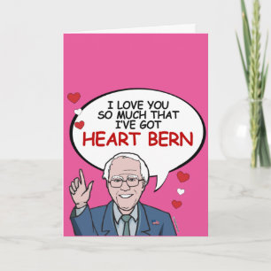Cartão Eu te amo tanto que tenho Heart Bern