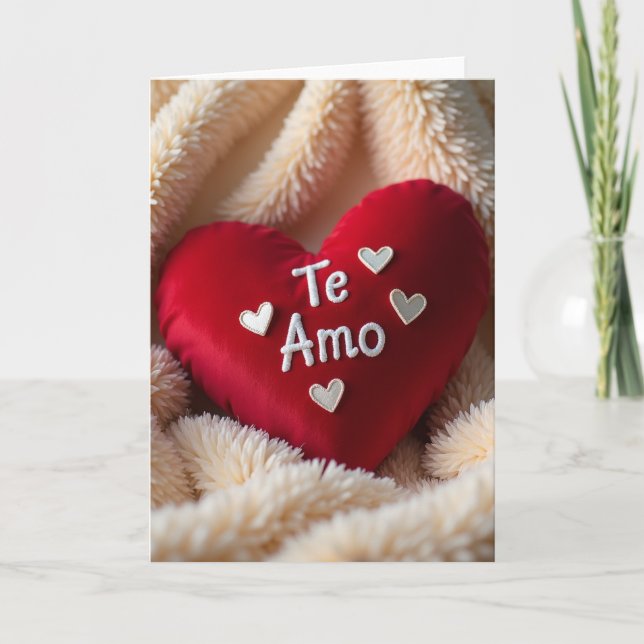 Cartão Eu Te Amo Te Amo (Frente)