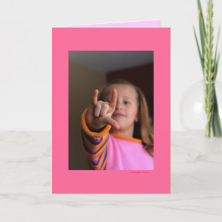 Cartão "Eu te amo!" (vazio para dentro)