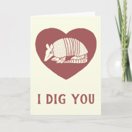 Cartão Eu Te Canto Um Dia de os namorados De Armadillo