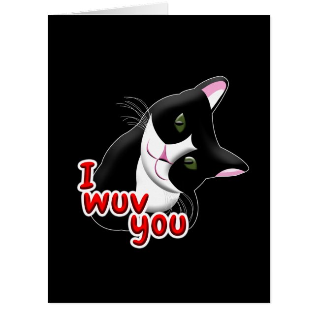 Cartão Eu te usei Cat (Frente)