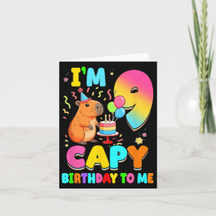 Cartão Eu Tenho 9 Anos Capy Birthday Para Mim 9º Aniversá