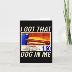 Cartão Eu Tenho Aquele Cachorro Em Mim Engraçados Cachorr