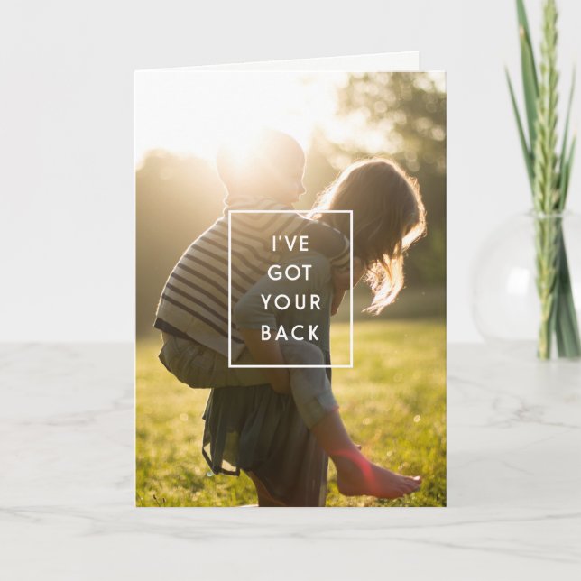 Cartão Eu tenho seu Dia de as mães da mãe (Frente)