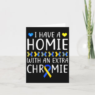 Cartão Eu Tenho Uma Casa Com Uma Síndrome De Chromie Abai