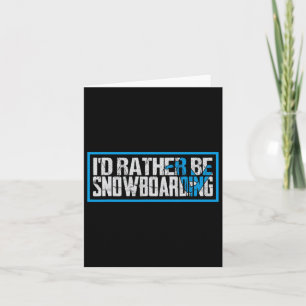 Cartão Eu Tinha Preferencialmente De Snowboard Extreme No