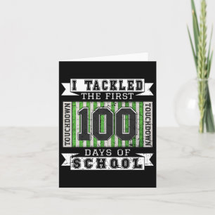Cartão Eu Tirei Os Primeiros 100 Dias De Escola - Vintage