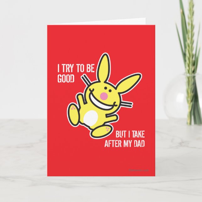 Cartão Eu Tiro Depois Do Meu Pai (Frente)