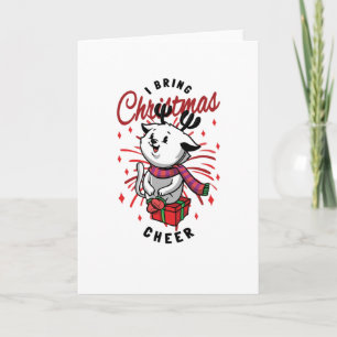 Cartão Eu Trago Alegria de Natal