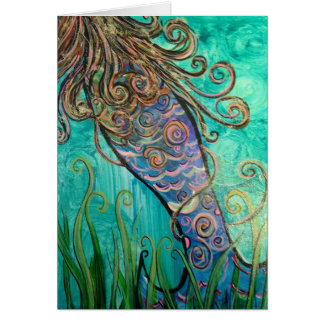 Cartão Eu vi uma sereia