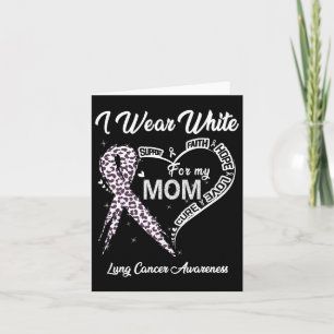 Cartão Eu Visto Branco Para A Minha Mãe Saber O Cancer Do