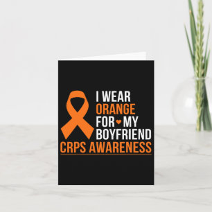 Cartão Eu Visto Laranja Para A Minha Consciência Do Namor