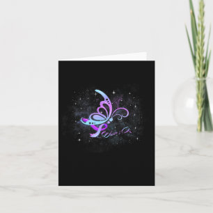 Cartão Eu Visto Teal & Roxo Para Alguém Que Eu Amo Su