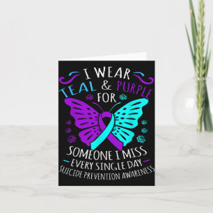 Cartão Eu Visto Teto E Roxo Para Alguém Que Eu Sinto Falt