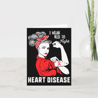 Cartão Eu Visto Vermelho Para Combater A Consciência Da D