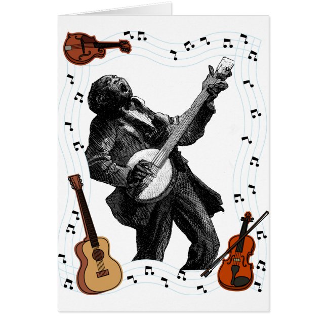 Cartão Eu vou cantar e tocar, Vamos Rock_ (Frente)