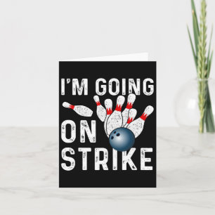 Cartão Eu vou em Strike Shirt Kids Boliche Shirts Bowl