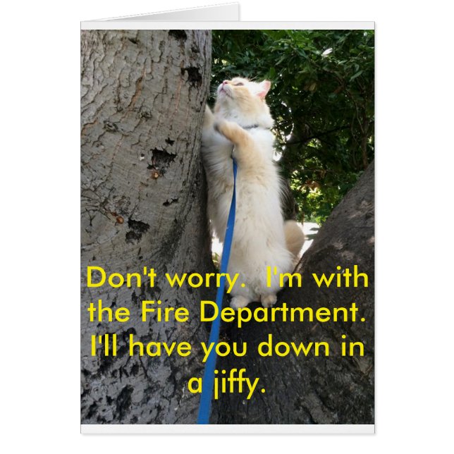 Cartão Eu vou te levar em um instante. (Frente)