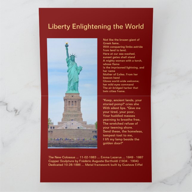 Cartão EUA 1895 $5 Liberty Half Eagle Note Card (Interior)