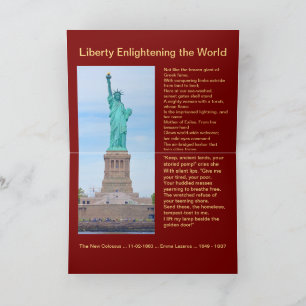 Cartão EUA 1895 $5 Liberty Half Eagle Note Card