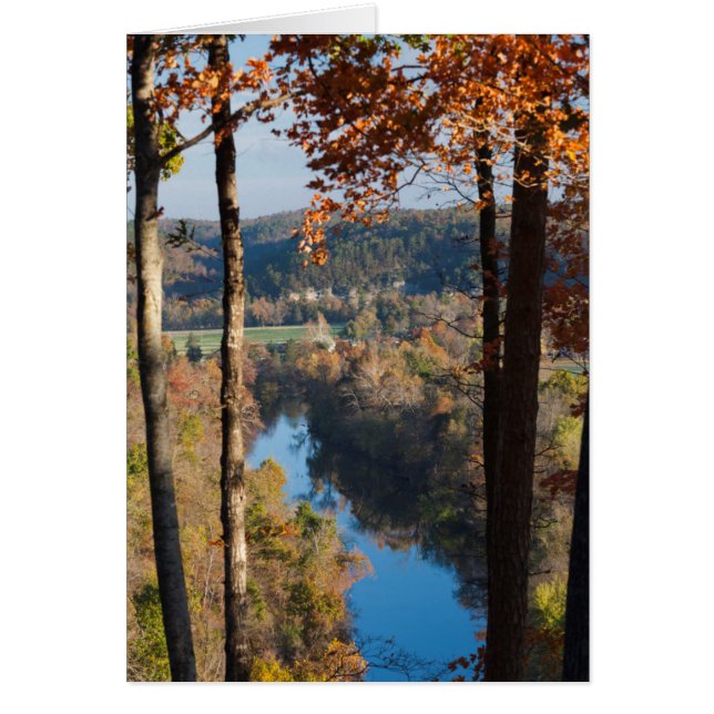 Cartão EUA, Arkansas, War Eagle, Parque Estadual de Hobbs (Frente)