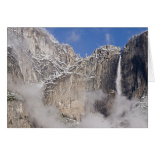 Cartão EUA, Califórnia, Parque Nacional de Yosemite.
