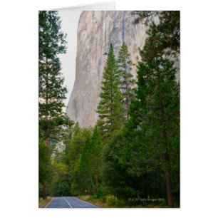 Cartão EUA, Califórnia, parque nacional de Yosemite, EL