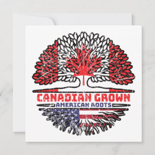 Cartão EUA EUA EUA Estados Unidos Canadá Árvore canadiana