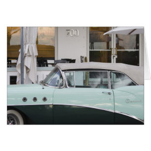 Cartão EUA, Florida, Miami Beach: Praia sul, 1956