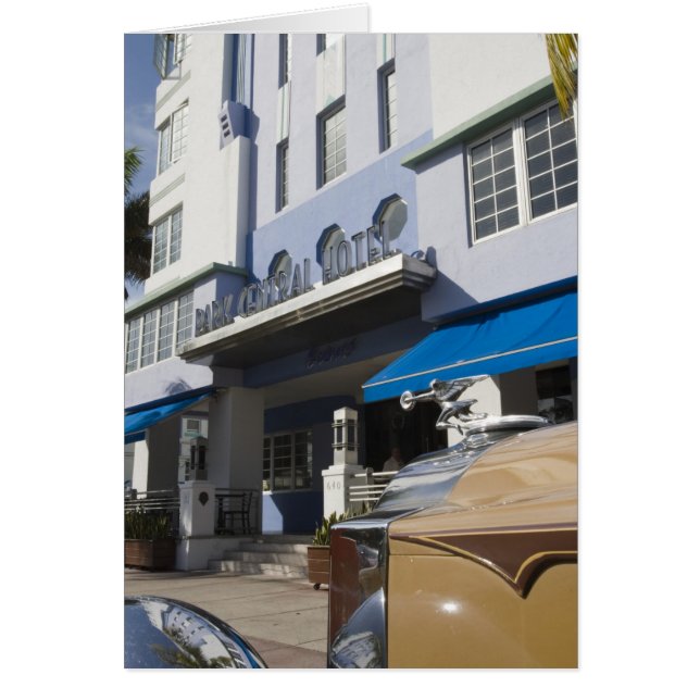 Cartão EUA, Florida, Miami Beach: South Beach, Art Deco (Frente)