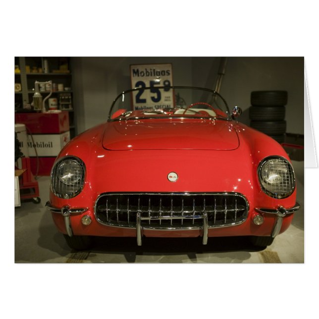 Cartão EUA, Kentucky, Bowling Green: Corveta nacional 3 (Frente Horizontal)