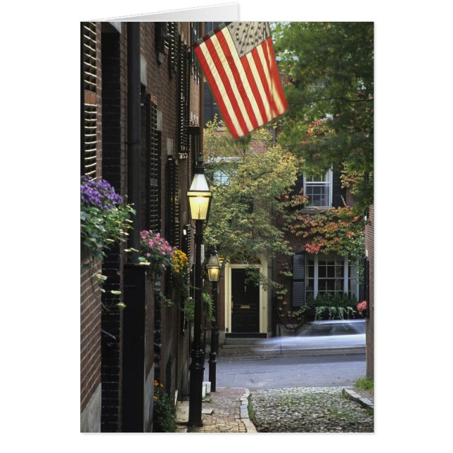 Cartão EUA, Massachusetts, Boston, Beacon Hill. (Frente)