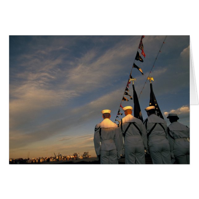 Cartão EUA, Massachusetts, Boston. Cor do Marinho EUA (Frente Horizontal)