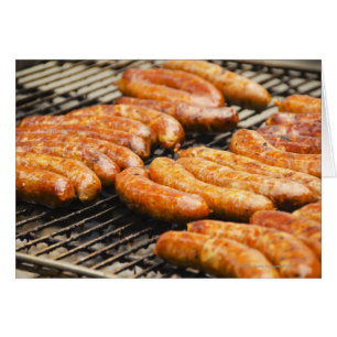 Cartão EUA, Nova York, Nova Iorque, linguiças em