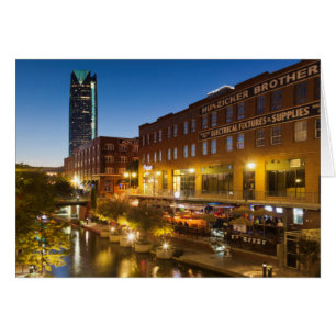 Cartão EUA, Oklahoma, Oklahoma City, Bricktown