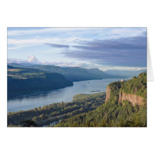 Cartão EUA, Oregon, Columbia River Gorge, Vista House