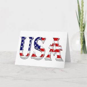 Cartão EUA sobrepostos na US Flag gcnt