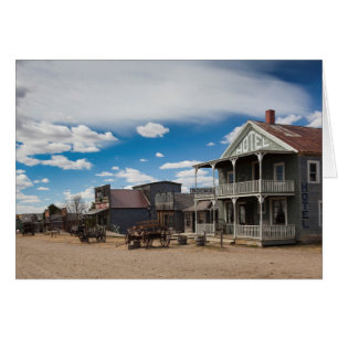 Cartão EUA, South Dakota, Stamford, 1880 cidade, pioneiro