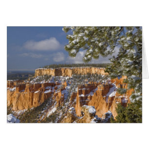 Cartão EUA, Utah, Parque Nacional Bryce Canyon. Nascer do