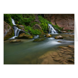 Cartão EUA, Utah, Parque Nacional de Zion. O Virgin
