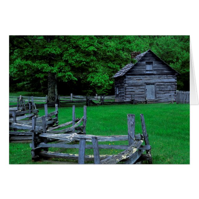 Cartão EUA, Virginia, Blue Ridge Parkway, The Puckett (Frente Horizontal)