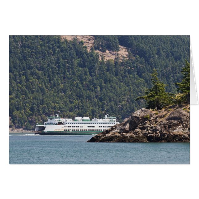 Cartão EUA, WA. Washington State Ferries (Frente Horizontal)