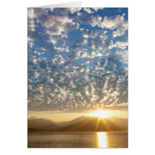 Cartão EUA, Washington, Seabeck.Sunset