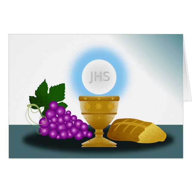 Cartão eucarista (Frente Horizontal)