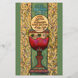 Cartão Eucharist personalizável, multiuso