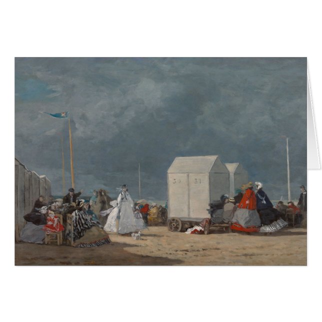 Cartão Eugene Boudin - Chegando à Tempestade (Frente Horizontal)