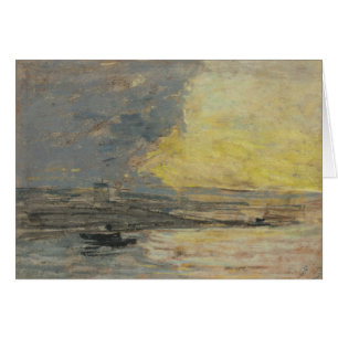 Cartão Eugene Boudin - Seaside, Porto de Honfleur