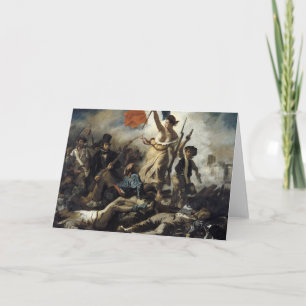 Cartão Eugene Delacroix - Freedom Leading the People