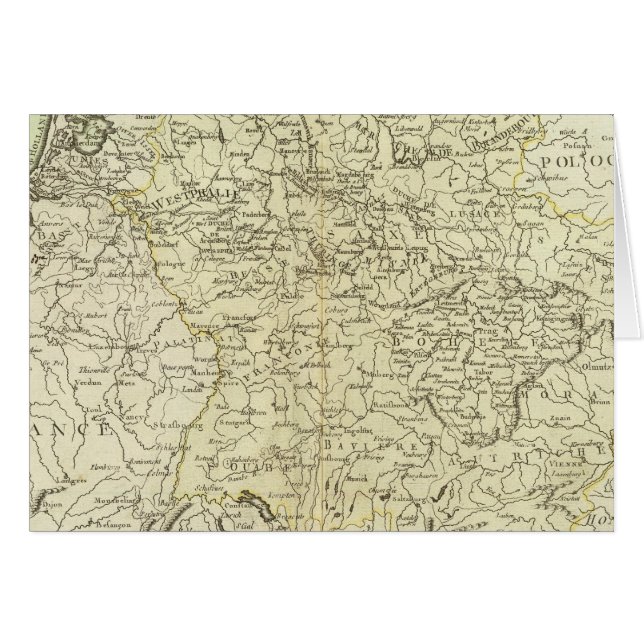 Cartão Europa, Alemanha, Áustria (Frente Horizontal)